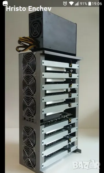 Майнер риг 9 карти, снимка 1