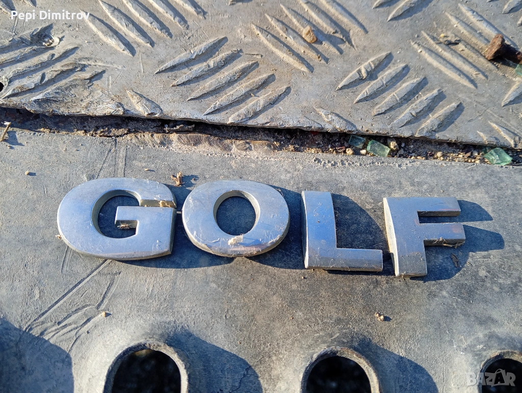 Надпис емблема  багажник Volkswagen Golf V голф 5 , снимка 1