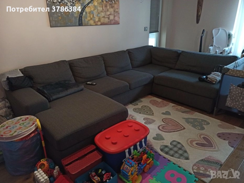 Продавам П образен диван Икеа, снимка 1