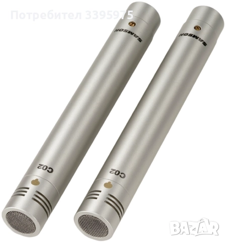 Комплект от 2 нови стерео кондензаторни микрофона Samson C02, снимка 7 - Микрофони - 51684341