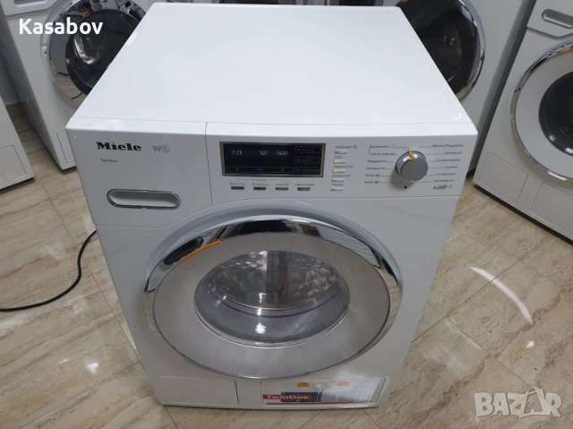 Miele W1 - TwinDos - Подсветка - Пералня Миеле 12м Гаранция
