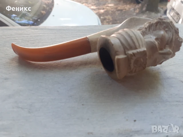 Стара лула морска пяна и каталин, снимка 8 - Антикварни и старинни предмети - 51331926