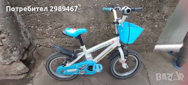 16"Детско колело,велосипед с помощни колела, снимка 1 - Детски велосипеди, триколки и коли - 46497129