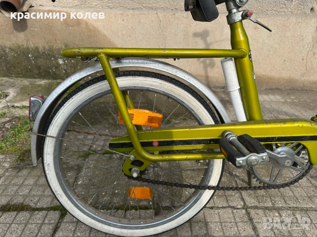 ретро сгъваем велосипед " HERCULES"/20 цола/, снимка 2 - Антикварни и старинни предмети - 53392865