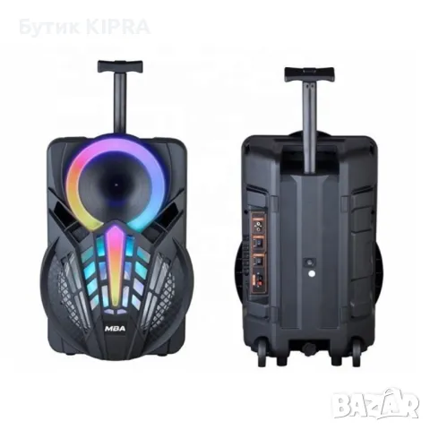 Караоке тонколона с Bluetooth NDR-P08 8 инча'' и микрофон , снимка 1 - Bluetooth тонколони - 47271560