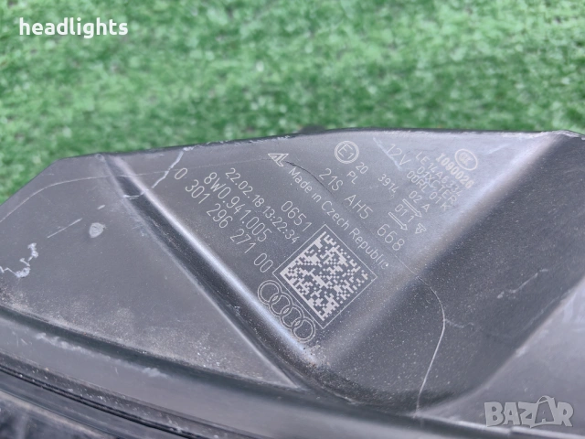 Десен фар за Audi A4 B9 / Ауди А4 Фул Лед, снимка 6 - Части - 54261620