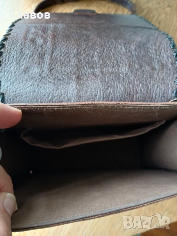 Кожена чанта , естествена кожа, уникат., снимка 4 - Чанти - 50617242
