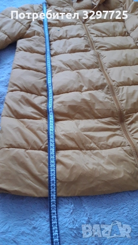 🧥Сребристо дамско зимно яке с естествен косъм🧥🧡Дамско ватирано зимно яке цвят жълто🧡OUTERWEAR THE🧡, снимка 14 - Якета - 49538250