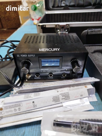 Уред за  татуировки MERCURY в куфар , снимка 10 - Други - 53713478