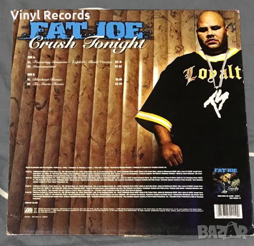 Fat Joe – Crush Tonight, Vinyl 12", 33 ⅓ RPM, снимка 2 - Грамофонни плочи - 46011366