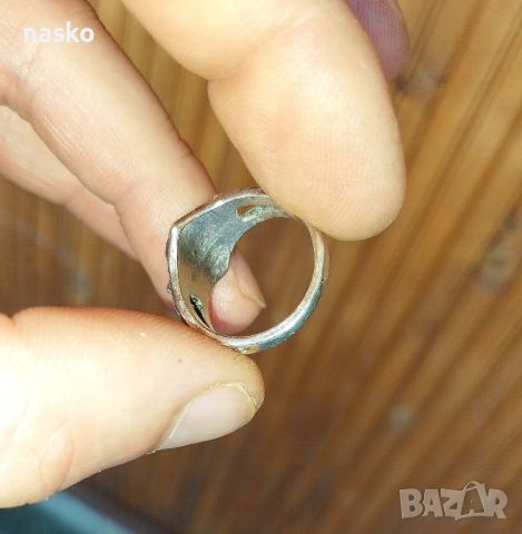 Старинен пръстен с карнеол , снимка 3 - Антикварни и старинни предмети - 46430910