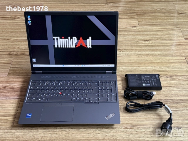 Lenovo P16 Gen2`i7-13700HX/RTX A1000/32GB DDR5/1TB SSD/165Hz WQXGA/Гаранция