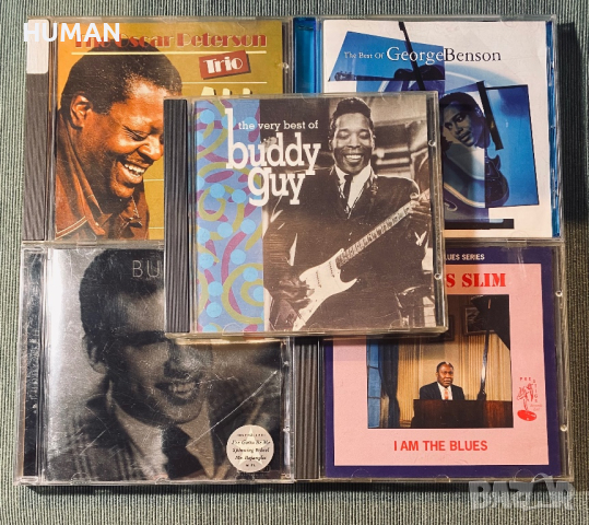 Buddy Guy,Oscar Peterson,Buddy Rich,Memphis Slim,George Benson , снимка 1 - CD дискове - 45024904