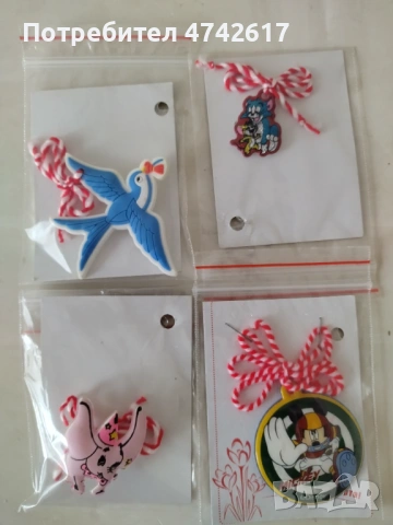 Мартеници- ръчна изработка, снимка 4 - Български сувенири - 53536492