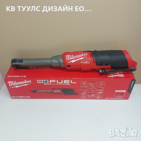 Високоскоростна тресчотка с удължена глава Milwaukee M12 FHIR14LR-0, снимка 1 - Ключове - 45010892