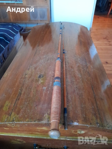 Стара дървена въдица, снимка 3 - Въдици - 53432983