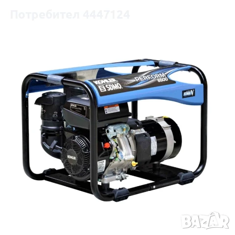 Бензинов генератор за ток , 6 KW, Под наем. Монофазен и трифазен