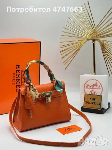 Чанта Hermes Kelly , снимка 6 - Чанти - 53609642