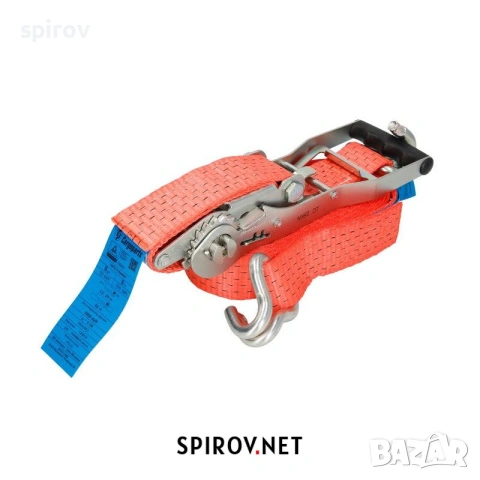 Колан с усилена тресчотка за укрепване на товар 8м 50мм 5 тона Пътна Помощ Платформа Тир