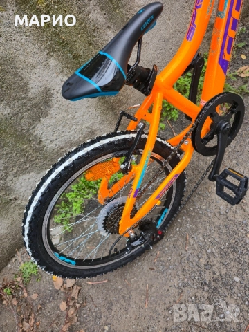 Като нов Алуминиев Детски велосипед 20цола 6 скорости Cross, снимка 3 - Велосипеди - 52523651