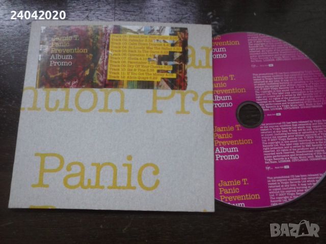 Jamie T ‎– Panic Prevention CD promo original, снимка 1 - CD дискове - 46593930