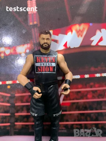 Екшън фигура WWE Kevin Owens Кевин оуенс fight Elite series mattel figure играчка Owens Show, снимка 3 - Колекции - 48831307