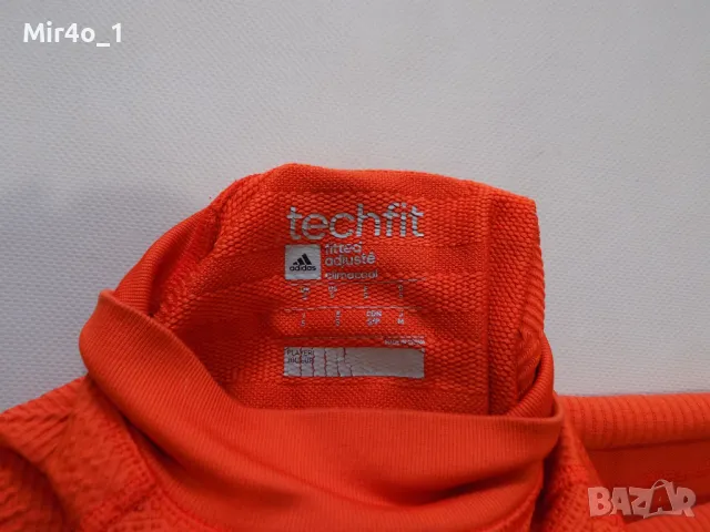 блуза adidas techfit climaheat тениска фанела потник оригинал спортна тренировка фитнес крос мъжка S, снимка 7 - Спортни дрехи, екипи - 49145289