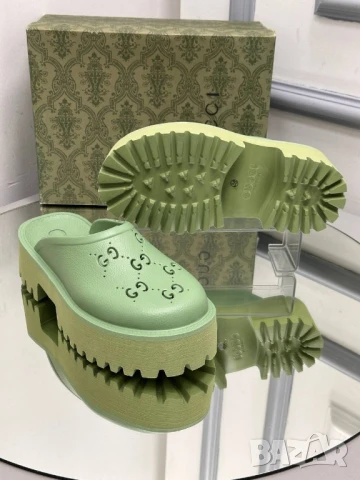 чехли на платформа gucci , снимка 3 - Чехли - 51003651