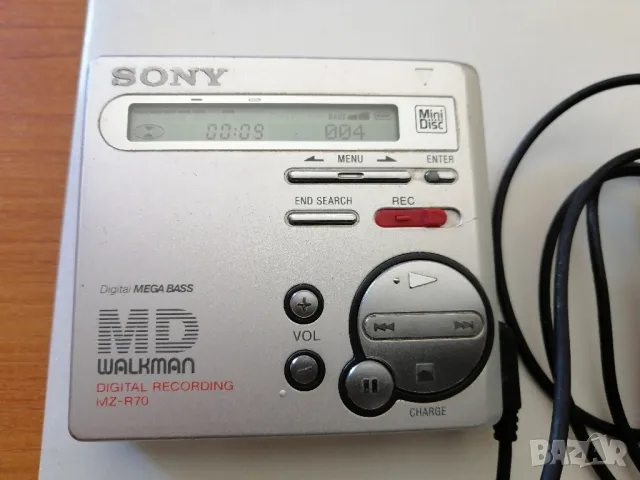 SONY MiniDisk MZ-R70, снимка 2 - Аудиосистеми - 50187422