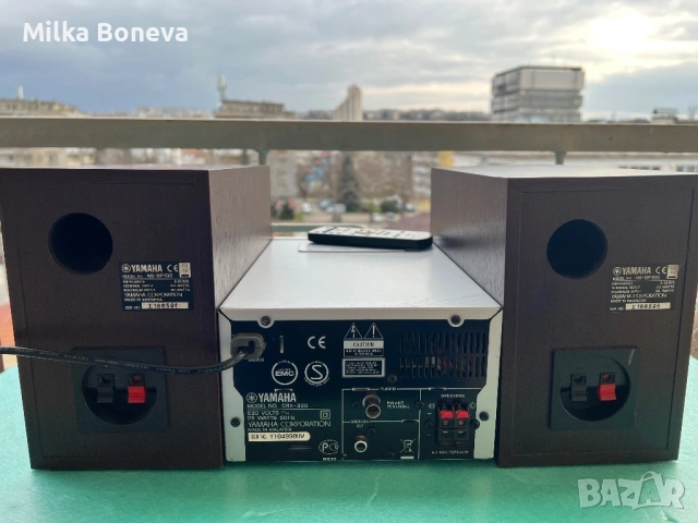 Yamaha CRX-330 + NS BP-100 + RC, снимка 8 - Ресийвъри, усилватели, смесителни пултове - 53904808