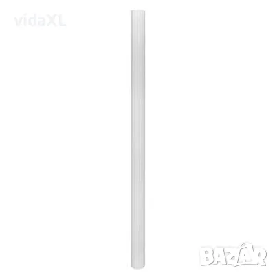 vidaXL Параван за стая, бамбук, бял, 250x165 см（SKU:241670）, снимка 4 - Паравани - 48996365