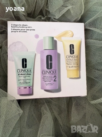 Clinique – 3-Steps to Clean, Healthy Looking Skin (Travel Size Set) К