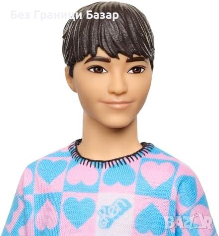 Нова кукла Barbie Ken Fashionistas #219 - Стилен Кен с Цветна Риза