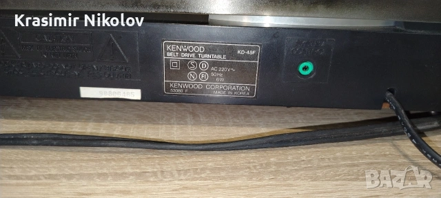 Грамофон KENWOOD KD 48 F, снимка 10 - Грамофони - 54142429