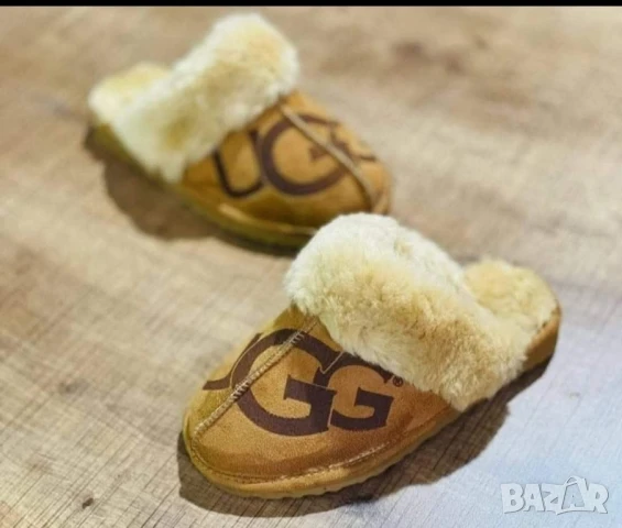 чехли с пух UGG 