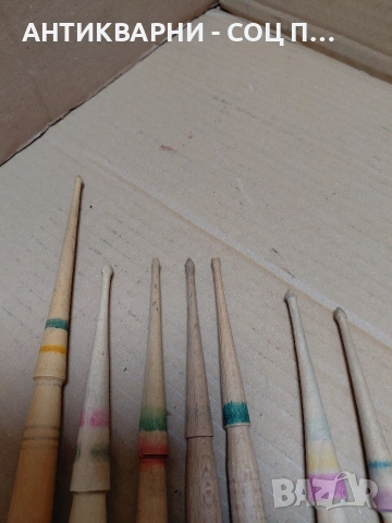 Комплект Соц Стари Вретена За Прежда. НОМЕР 1653., снимка 6 - Антикварни и старинни предмети - 54072797