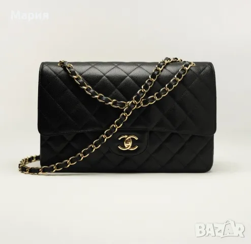 Голяма луксозна от естествена кожа “Шанел/Chanel “чанта.  , снимка 5 - Чанти - 49892573