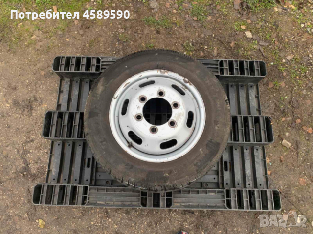 1бр.Железна джанта 16цола 6x170 ET115 за ДВОЙНИ ГУМИ Iveco Daily(2006-2025)