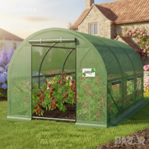 Компактна оранжерия 3 х 2 х 2м - 3 сегмента, снимка 7 - Оранжерии - 54051606
