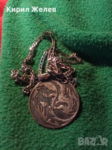 TOKASH БУТИКОВ СРЕБЪРЕН ПЕНДАНТ СРЕБРО 925 ТОКАШ със СРЕБЪРНА ВЕРИЖКА TALAY СРЕБРО 975 ПРОБА 49721, снимка 4 - Колиета, медальони, синджири - 49275042