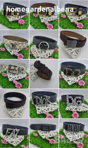 Дамски колан с метална катарама — еко кожа — различни модели и цветове