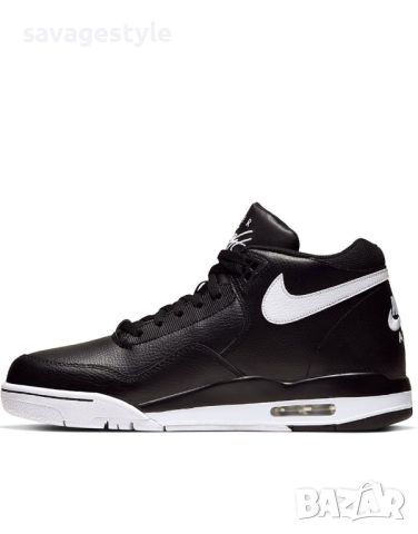 Мъжки кецове NIKE Flight Legacy Shoes Black/White, снимка 1 - Кецове - 45982014