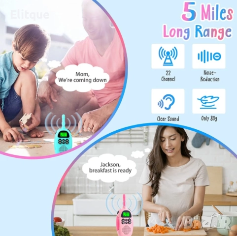 Комплект 2 броя Уоки-Токи за момичета и момчета, снимка 8 - Други - 52852534