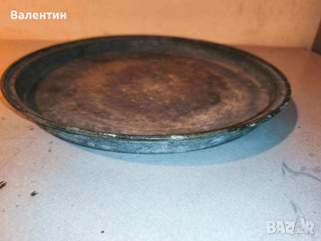 Бакърен поднос 22, снимка 2 - Антикварни и старинни предмети - 52540225