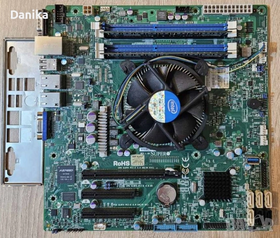 Сървърно дъно Supermicro X10SLM-F с Intel Xeon E3-1220 мога да добавя 16GB RAM към него
