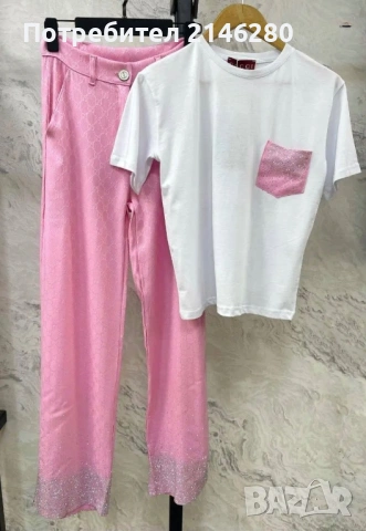 Комплект панталон с тениска Gucci