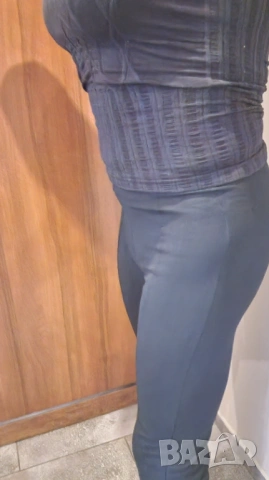 Черен дамски официален панталон, снимка 6 - Панталони - 54062388