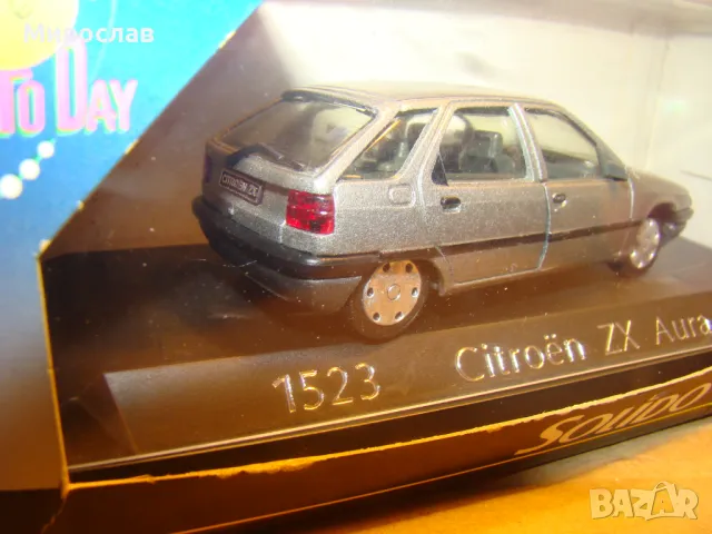 1:43 SOLIDO CITROEN ZX КОЛИЧКА ИГРАЧКА МОДЕЛ, снимка 3 - Колекции - 48750397