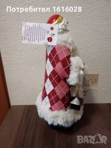Фигура дядо Коледа 30 см., снимка 4 - Декорация за дома - 52261983