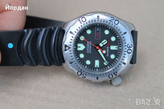 Японски мъжки ръчен часовник ''Citizen promaster'' /Diver 200m/, снимка 15 - Мъжки - 45932604